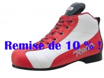 Chaussures Millénim PLUS 3 - coloris blanc & rouge