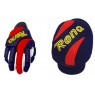 Pack gants Reno Tex marine & rouge & jaune